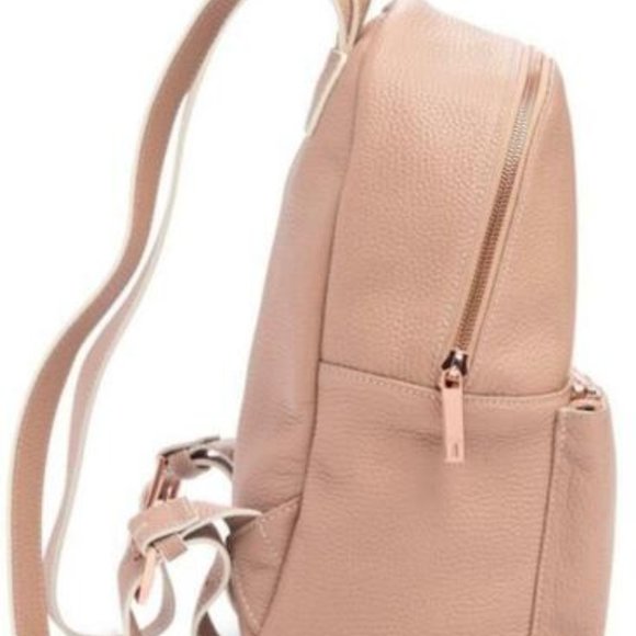 TED BAKER Soft Grain Leather Backpack Mink/Rose Gold - Picture 5 of 6